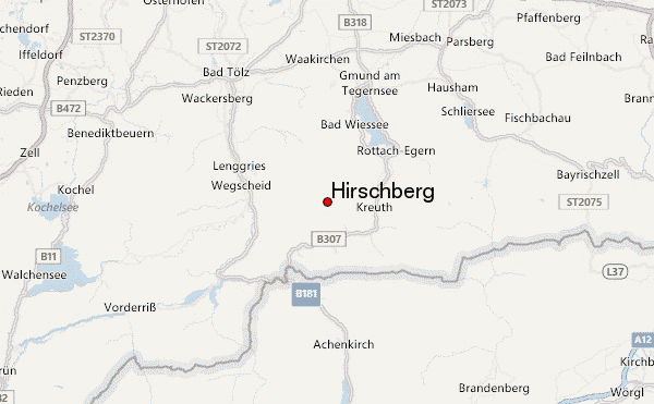 Hirschberg Location Map