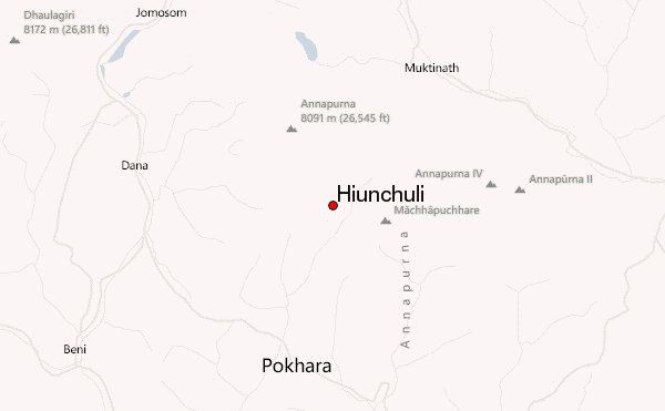 Hiunchuli Location Map