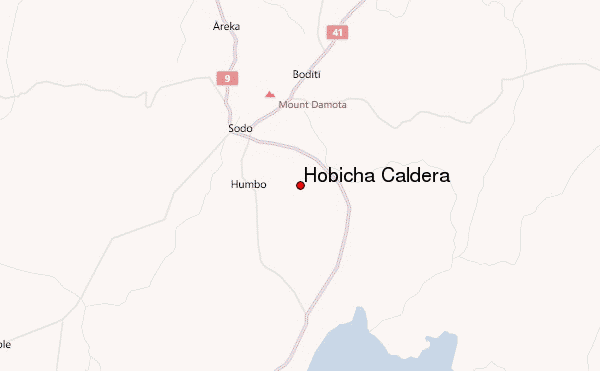 Hobicha Caldera Location Map