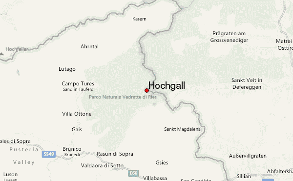 Hochgall Location Map