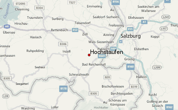 Hochstaufen Location Map