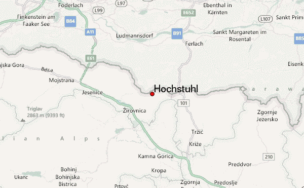 Hochstuhl Location Map