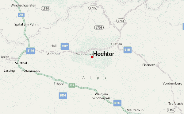 Hochtor Location Map