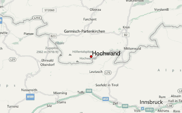 Hochwand Location Map