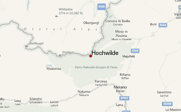 Hochwilde Location Map