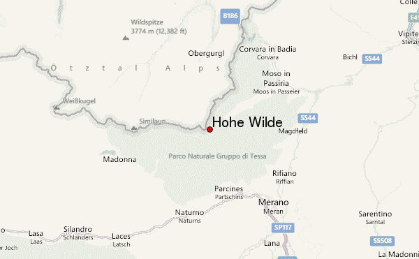 Hohe Wilde Location Map