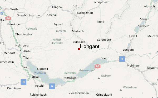 Hohgant Location Map