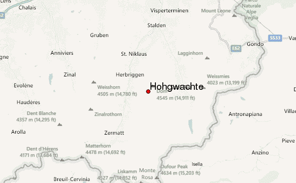 Hohgwächte Location Map