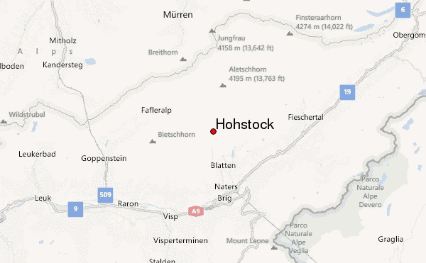 Hohstock Location Map