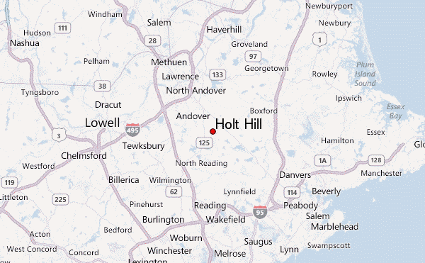 Holt Hill Location Map