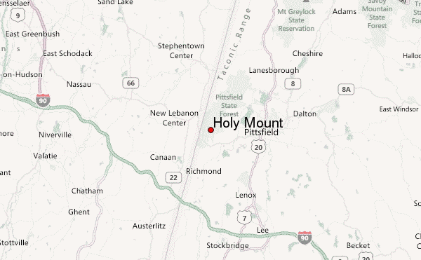 Holy Mount Location Map