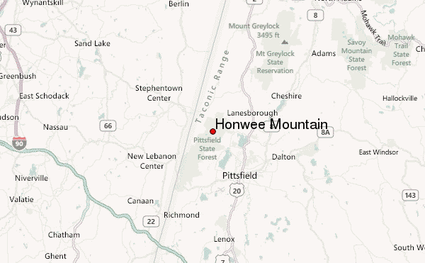 Honwee Mountain Location Map