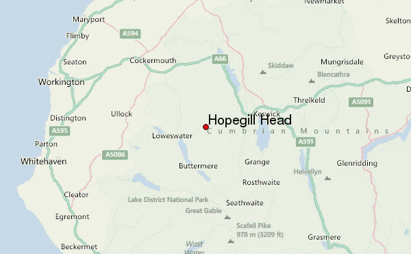 Hopegill Head Location Map