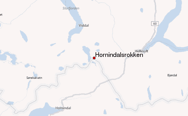 Hornindalsrokken Location Map