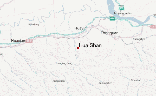 Hua Shan Location Map