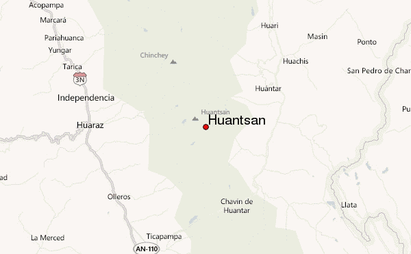 Huantsan Location Map