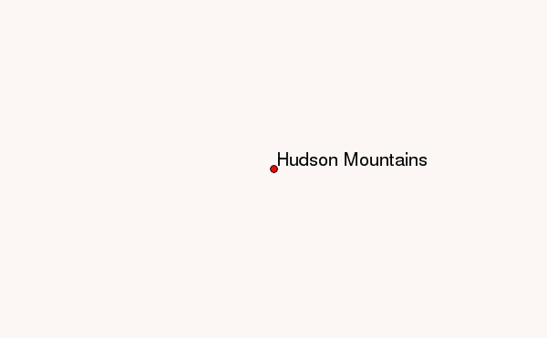 Hudson Mountains Location Map