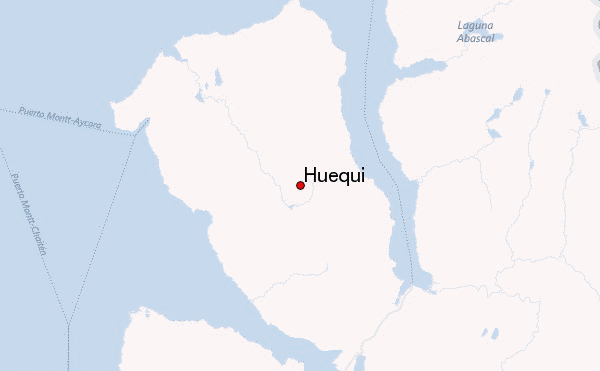 Huequi Location Map