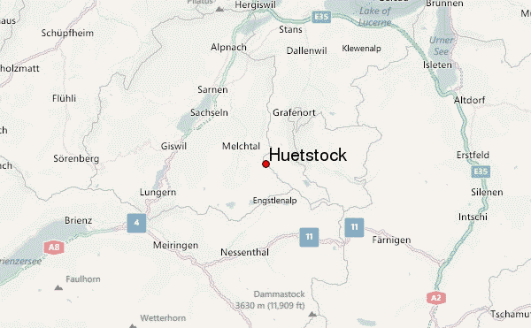 Huetstock Location Map