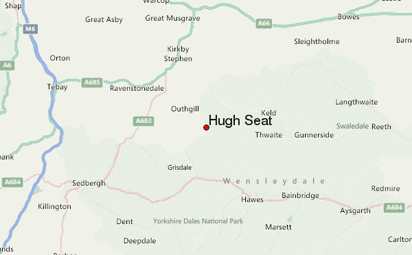 Hugh Seat Location Map
