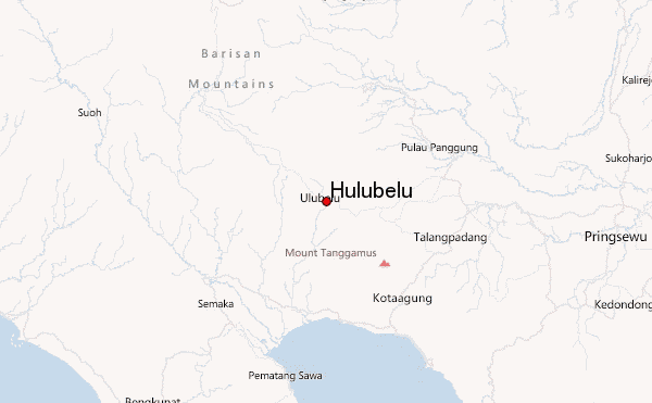 Hulubelu Location Map