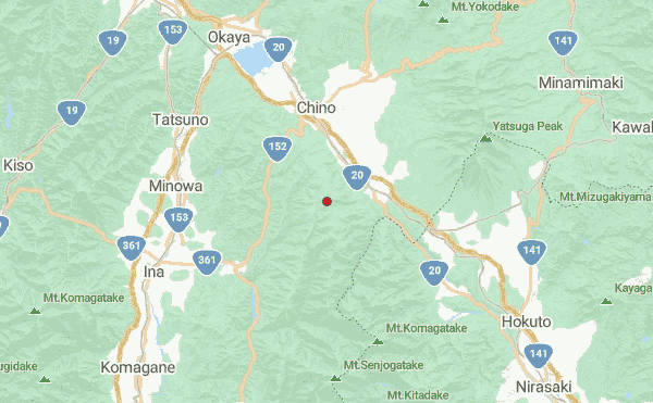 ヒュッテ入笠 Location Map