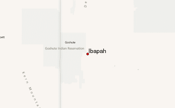 Ibapah Location Map