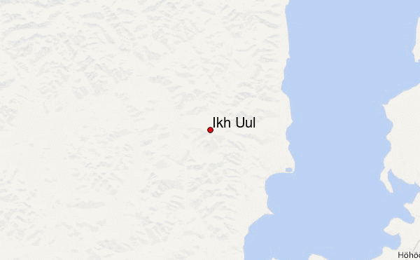 Ikh Uul Location Map