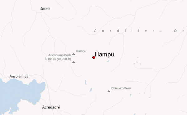 Illampu Location Map