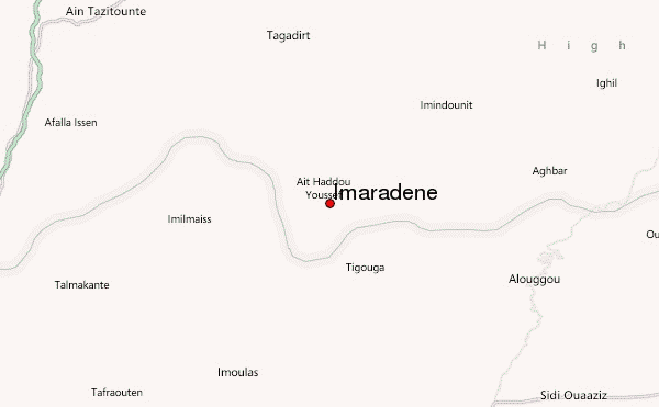 Imaradene Location Map