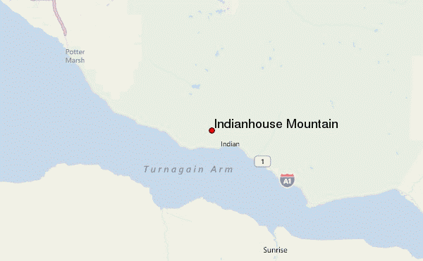 Indianhouse Mountain Location Map