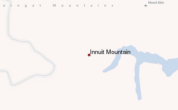 Innuit Mountain Location Map