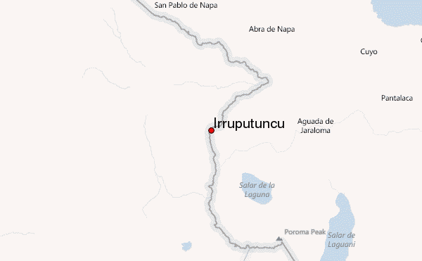 Irruputuncu Location Map