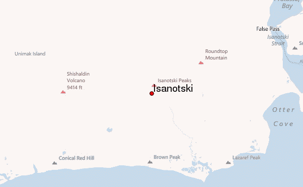 Isanotski Location Map