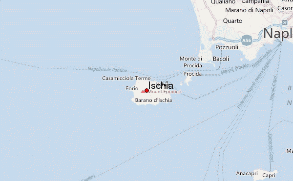 Ischia Location Map