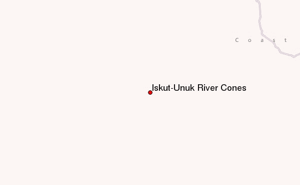 Iskut-Unuk River Cones Location Map