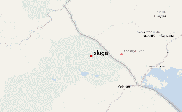 Isluga Location Map