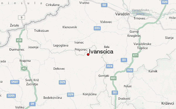 Ivanscica Location Map