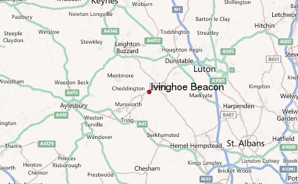Ivinghoe Beacon Location Map