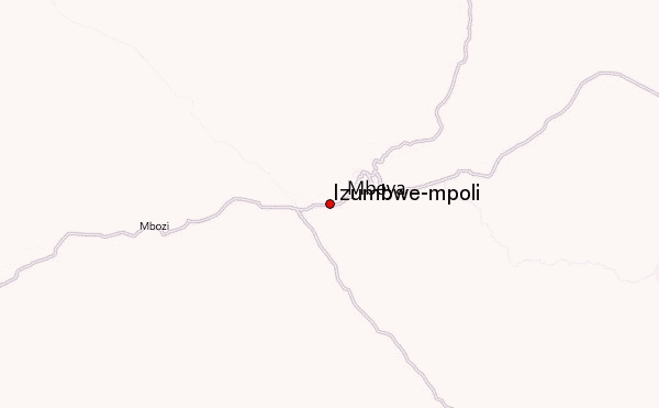 Izumbwe-mpoli Location Map