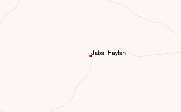 Jabal Haylan Location Map