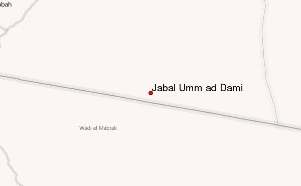 Jabal Umm ad Dami Location Map