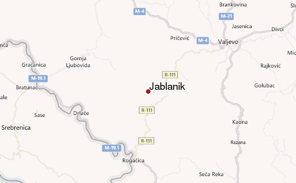 Jablanik Location Map