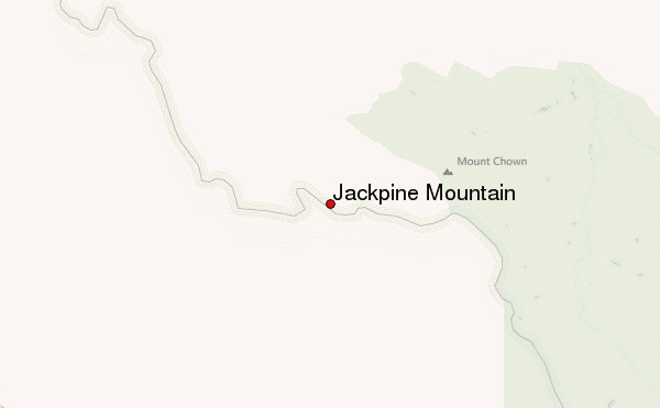Jackpine Mountain Location Map