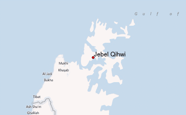 Jebel Qihwi Location Map