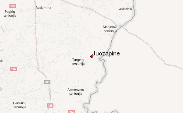 Juozapine Location Map