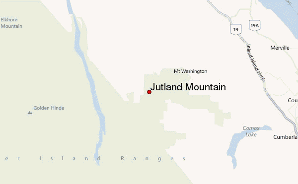 Jutland Mountain Location Map