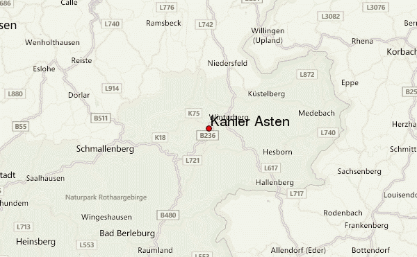 Kahler Asten Location Map