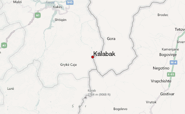 Kalabak Location Map