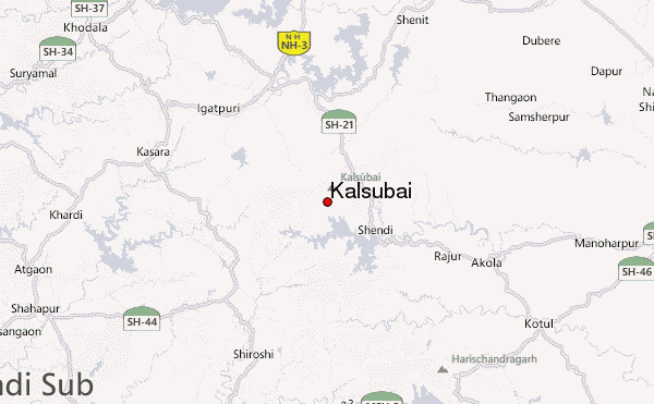 Kalsubai Location Map